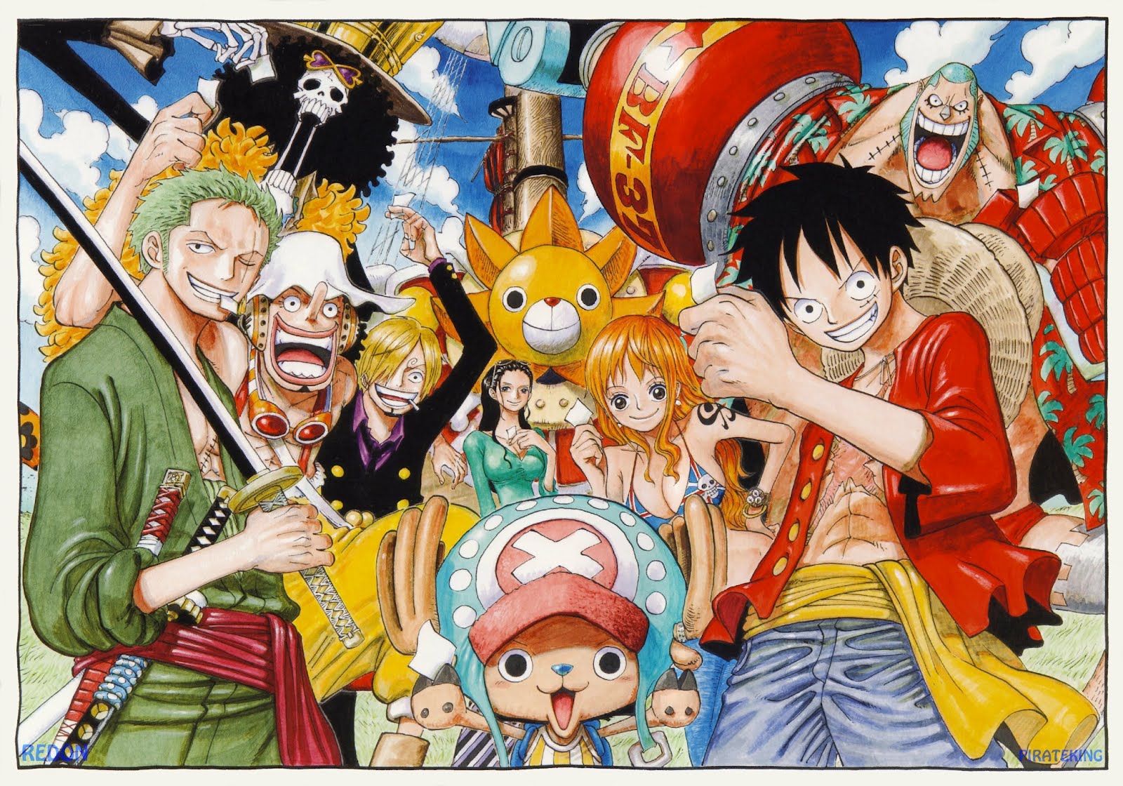 One Piece Episode 544 Op Tazangetsu Shinji Anime